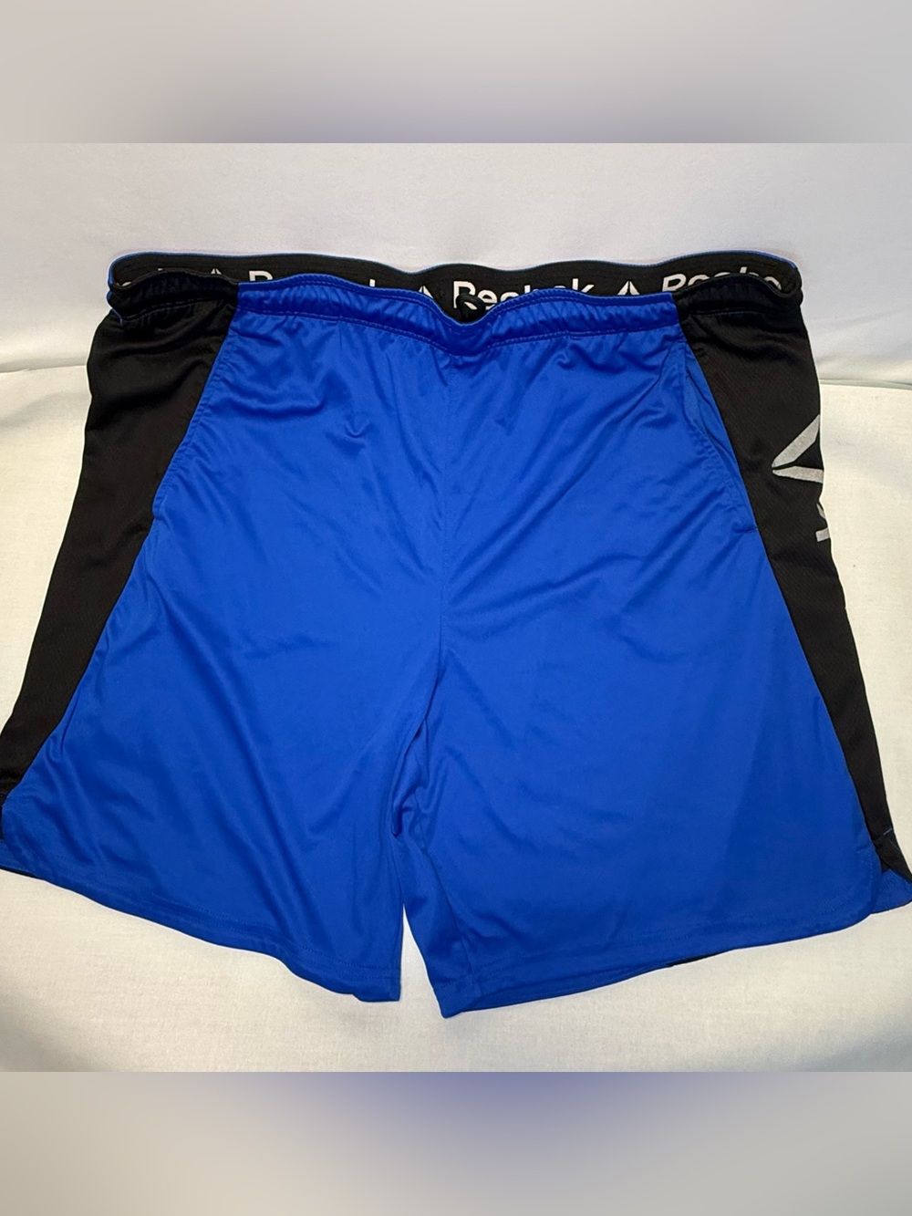 Reebok Men’s Royal Blue & Black Athletic Shorts Size 3X